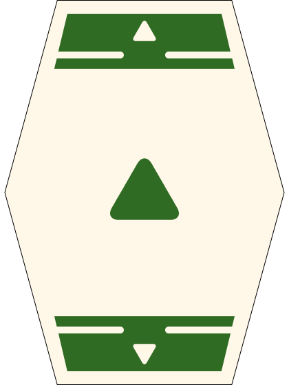 +1 triangle card