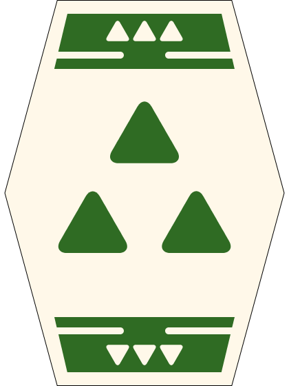 +3 triangle card