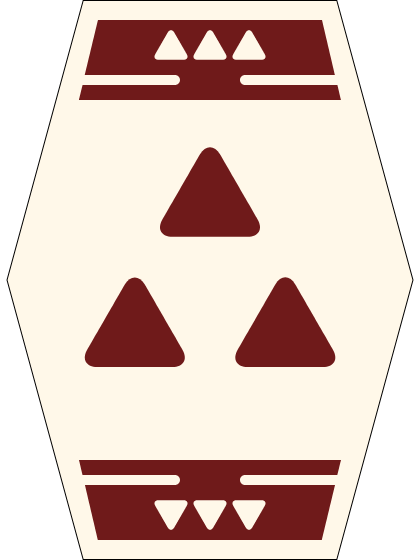 -3 triangle card