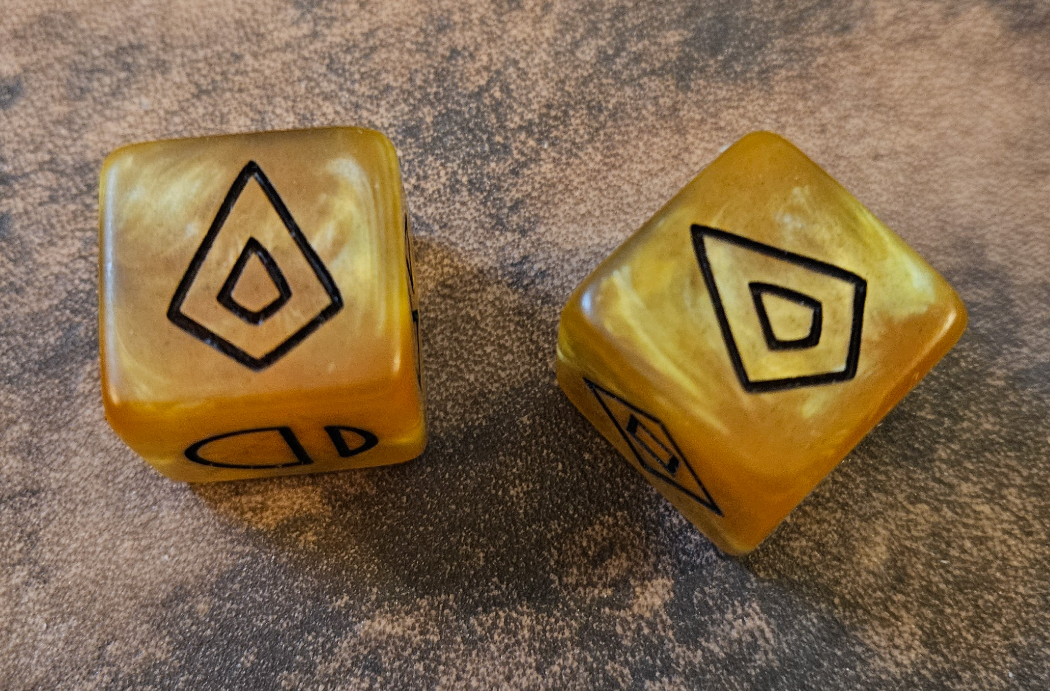 Spike Dice showing double Spike
